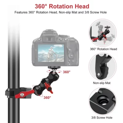 Multi-function Magic Arm Ball Mount Clamp - Image 5