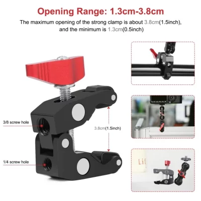 Multi-function Magic Arm Ball Mount Clamp - Image 3